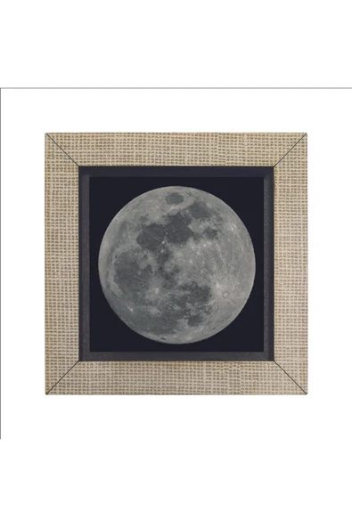 Dolunay Baskılı MDF Magnet 7X7 - Resim 5