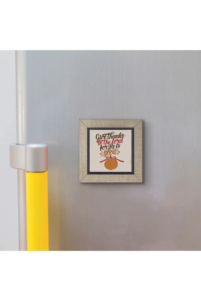 Zebur 107:1 Baskılı MDF Magnet 7X7 - Resim 3