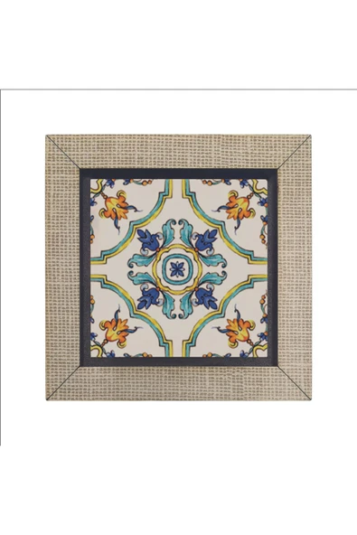 İtalyan Deseni Baskılı MDF Magnet 7X7 - Resim 4