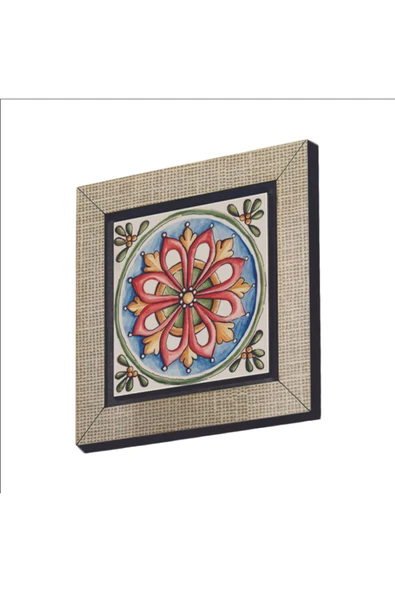 İtalyan Deseni Baskılı MDF Magnet 7X7 ürün görseli 1