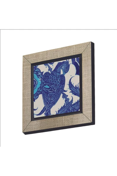 Osmanlı Sülünlü Çini-Topkapı Sarayı Baskılı MDF Magnet 7X7 ürün görseli 1