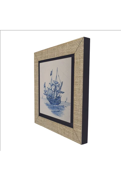 Hollanda Deseni Baskılı MDF Magnet 7X7 - Resim 5