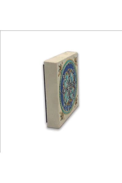 İtalyan Deseni Baskılı Taş Magnet 5X5 - Resim 4