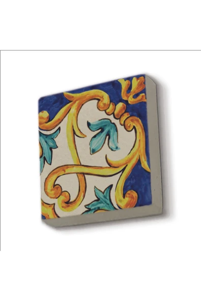 İtalyan Deseni Baskılı Taş Magnet 5X5 ürün görseli 1