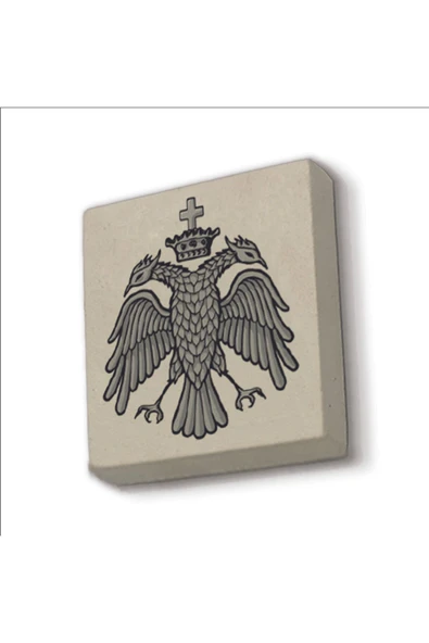 Bizans Kartal Logosu Baskılı Taş Magnet 5X5 ürün görseli 1