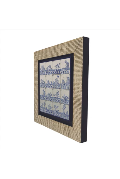 Hollanda Deseni Baskılı MDF Magnet 7X7 - Resim 5