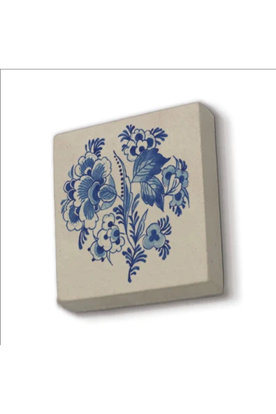 Hollanda Deseni Baskılı Taş Magnet 5X5 ürün görseli 1