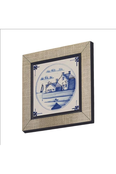 Hollanda Deseni Baskılı MDF Magnet 7X7 ürün görseli 1