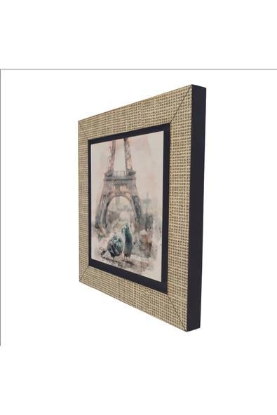 Eyfel Kulesi Baskılı MDF Magnet 7X7 - Resim 5