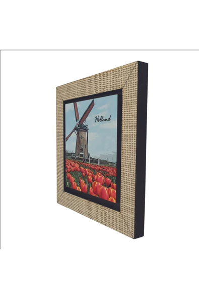 Hollanda Görseli Baskılı MDF Magnet 7X7 - Resim 5