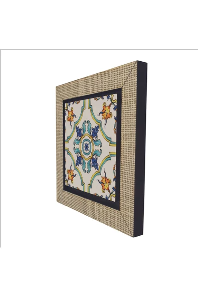 İtalyan Deseni Baskılı MDF Magnet 7X7 - Resim 5
