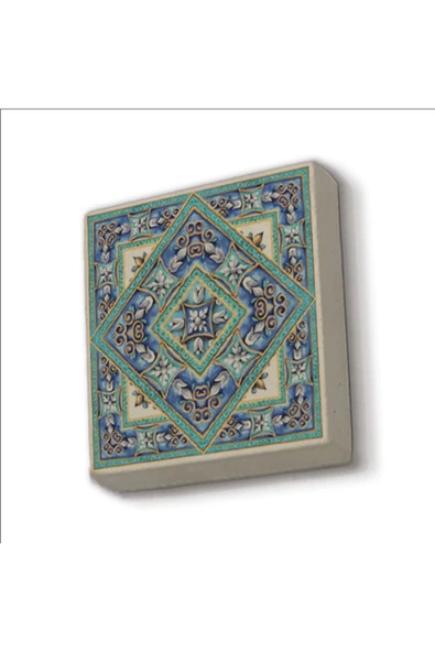 İtalyan Deseni Baskılı Taş Magnet 5X5 ürün görseli 1