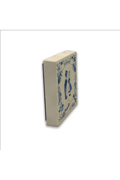 Hollanda Görseli Baskılı Taş Magnet 5X5 - Resim 4