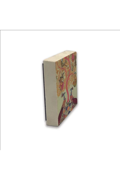 Tavus Kuşları Baskılı Taş Magnet 5X5 - Resim 4