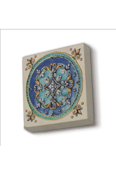 İtalyan Deseni Baskılı Taş Magnet 5X5 ürün görseli 1