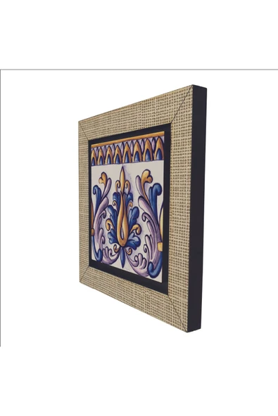 İtalyan Deseni Baskılı MDF Magnet 7X7 - Resim 5
