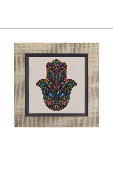 Fatıma’nın Eli Baskılı MDF Magnet 7X7 - Resim 4