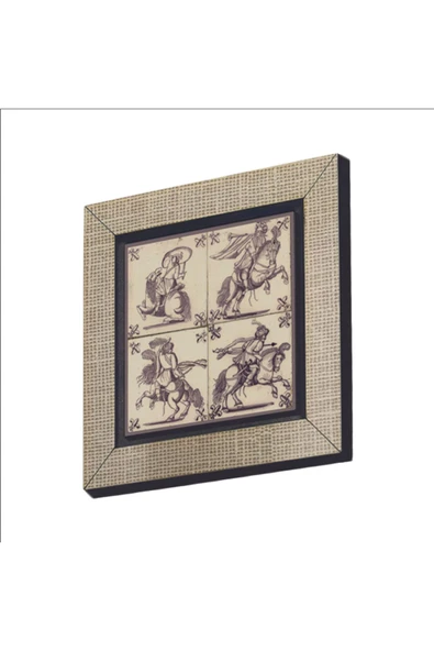 Hollanda Deseni Baskılı MDF Magnet 7X7 ürün görseli 1