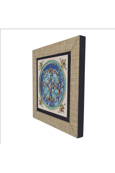 İtalyan Deseni Baskılı MDF Magnet 7X7 - Resim 5