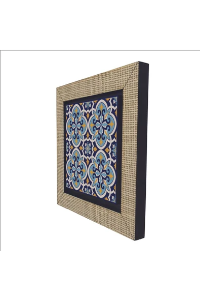 İtalyan Deseni Baskılı MDF Magnet 7X7 - Resim 5
