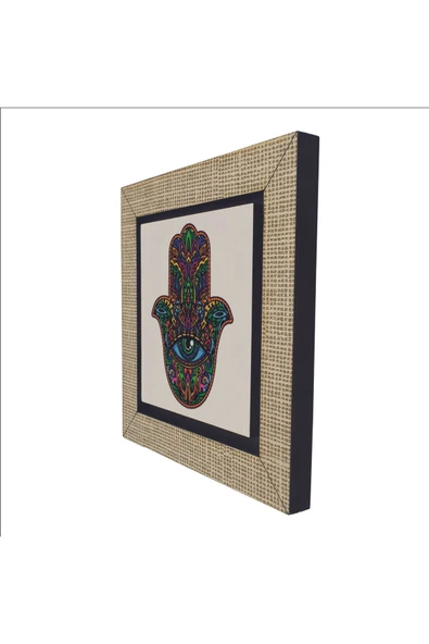 Fatıma’nın Eli Baskılı MDF Magnet 7X7 - Resim 5