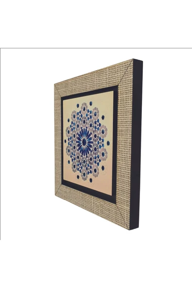 Geometrik Desen Baskılı MDF Magnet 7X7 - Resim 5