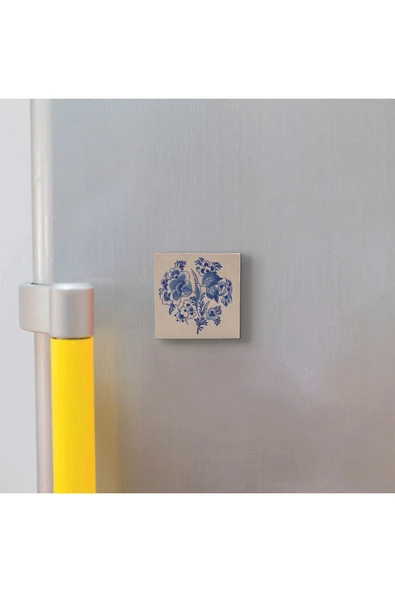 Hollanda Deseni Baskılı Taş Magnet 5X5 - Resim 3