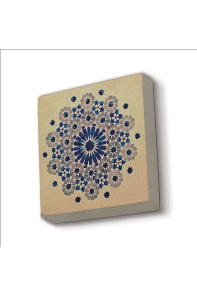 Geometrik Desen Baskılı Taş Magnet 5X5 ürün görseli 1