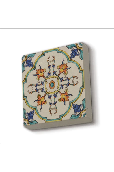 İtalyan Deseni Baskılı Taş Magnet 5X5 ürün görseli 1