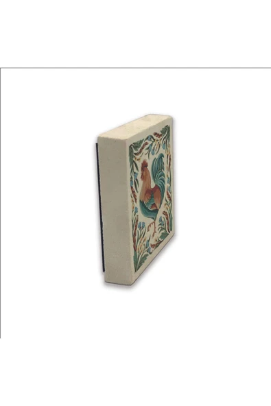 Horoz Baskılı Taş Magnet 5X5 - Resim 4