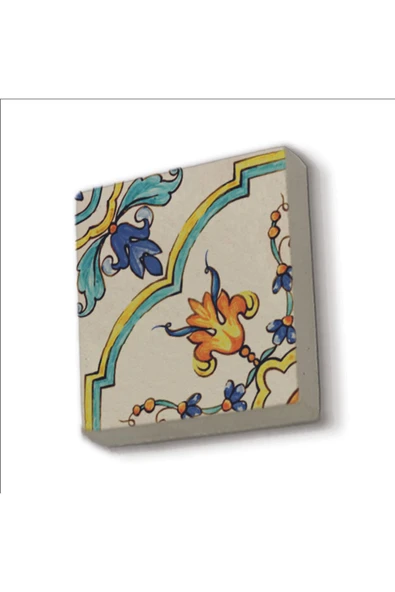 İtalyan Deseni Baskılı Taş Magnet 5X5 ürün görseli 1