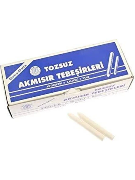 Akmısır Tozsuz Beyaz Tebeşir 100 Lü ürün görseli 1