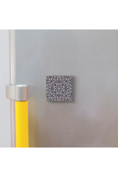 Osmanlı Çinisi Baskılı Taş Magnet 5X5 - Resim 3