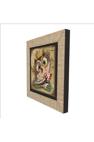 Baykuş Baskılı Mdf Magnet - Resim 5