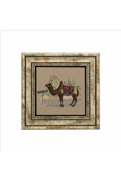 Kapadokya Baskılı Taş Tablo 25X25 - Resim 2