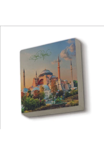 Ayasofya Camii  Baskılı Taş Magnet 5X5 ürün görseli 1