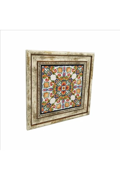 İtalyan Deseni Baskılı Taş Tablo 25X25 ürün görseli 1
