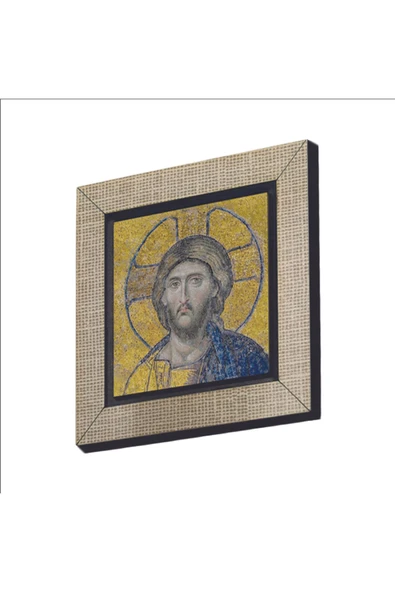Ayasofya- Hz. İsa Mozaiği Baskılı MDF Magnet 7X7 ürün görseli 1