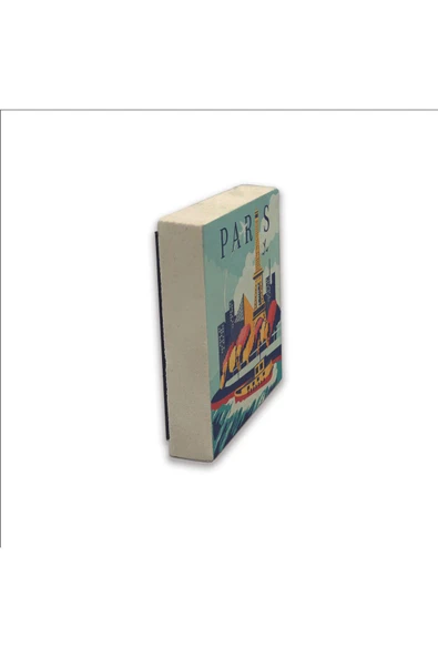 Paris Baskılı Taş Magnet 5X5 - Resim 4