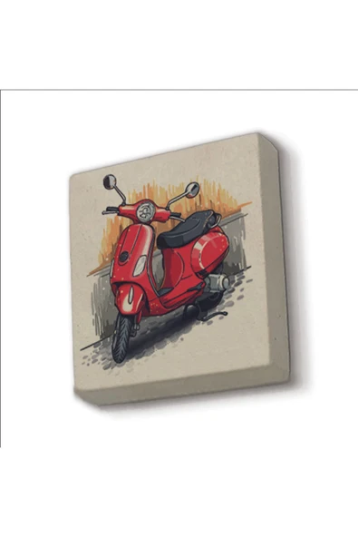 İtalya Görseli Baskılı Taş Magnet 5X5 ürün görseli 1