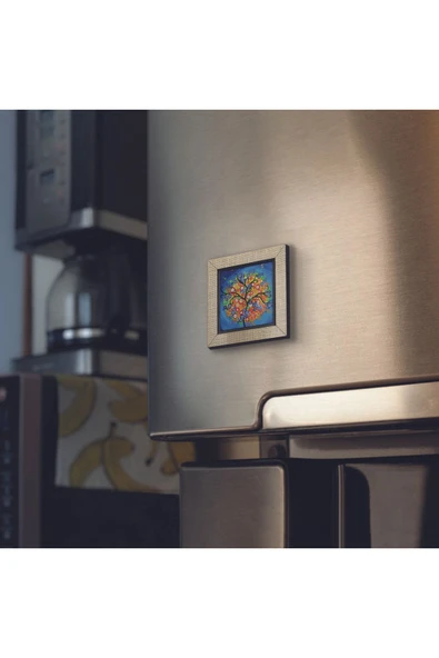 Ağaç Baskılı MDF Magnet 7X7 - Resim 2