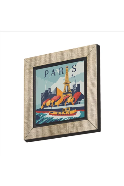 Paris Baskılı Mdf Magnet ürün görseli 1