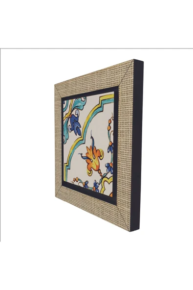 İtalyan Deseni Baskılı MDF Magnet 7X7 - Resim 5