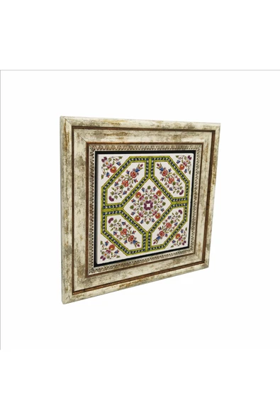 İtalyan Deseni Baskılı Taş Tablo 25X25 ürün görseli 1