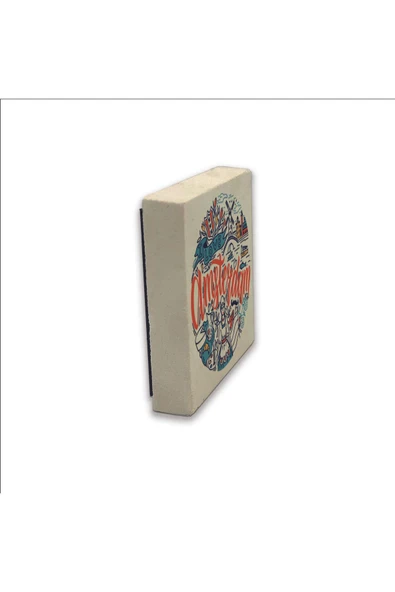 Amsterdam Sembolleri Baskılı Taş Magnet 5X5 - Resim 4