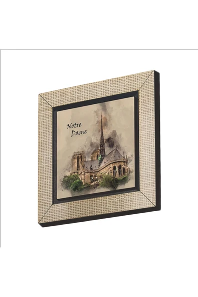 Notre Dame Baskılı Mdf Magnet(krg-005)buzdolabı Süsü ürün görseli 1