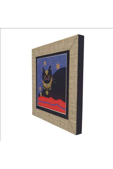 Kedi Baskılı MDF Magnet 7X7 - Resim 5