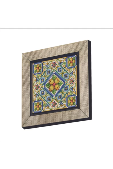 İtalyan Deseni Baskılı MDF Magnet 7X7 ürün görseli 1