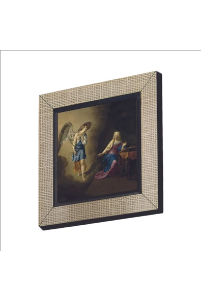 Meryem’e Müjde (Adriaen van de Velde, 1667) Baskılı MDF Magnet 7X7 ürün görseli 1