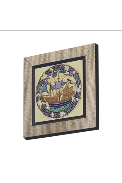 Gemi Baskılı MDF Magnet 7X7 ürün görseli 1